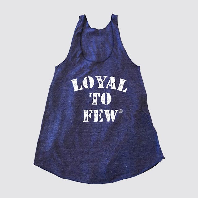 Tri-Blend Tank with Stenciled